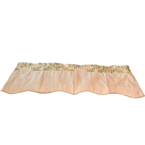 Waverly Spring Bling Scalloped Valance Lot of 2 Window Treatment Farmhouse - Picture 5 of 9